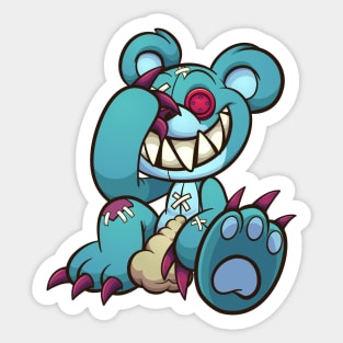 Evil Teddy bear Sticker